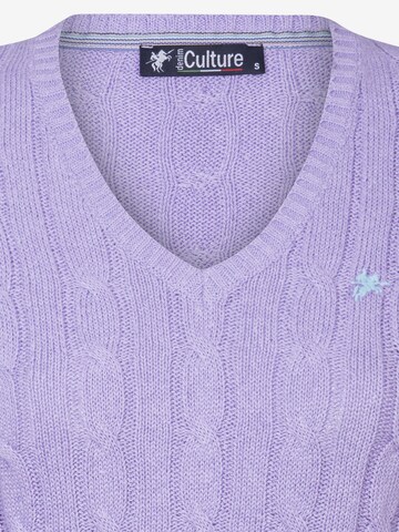 DENIM CULTURE Sweater 'Perla' in Purple