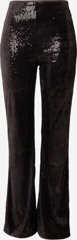 Flared Pantaloni 'Holli' di minus in nero: frontale