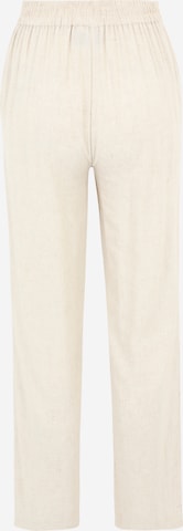 Pieces Petite Regular Trousers 'VINSTY' in Beige