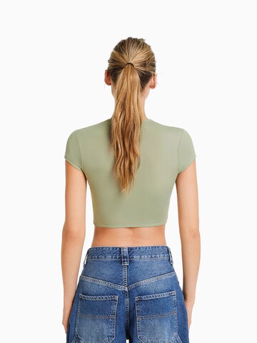 Bershka Shirt in Green