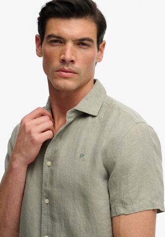 Fit confort Chemise 'Riviera' Superdry & Co en vert