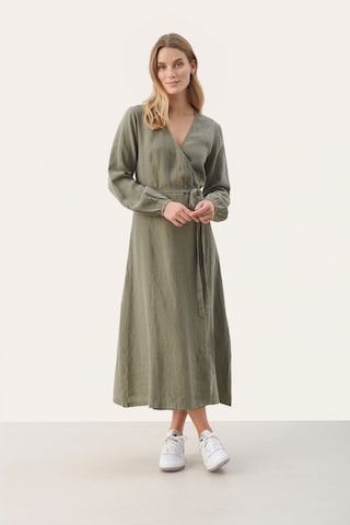 Robe 'Elinora' Part Two en vert