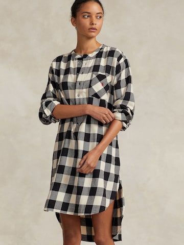 Polo Ralph Lauren Nightgown ' Cozy Flannel ' in Black