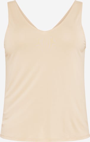 Vero Moda Curve Top 'INKA BIA' in Beige: front