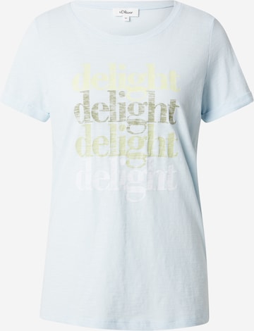 zils s.Oliver T-Krekls: no priekšpuses