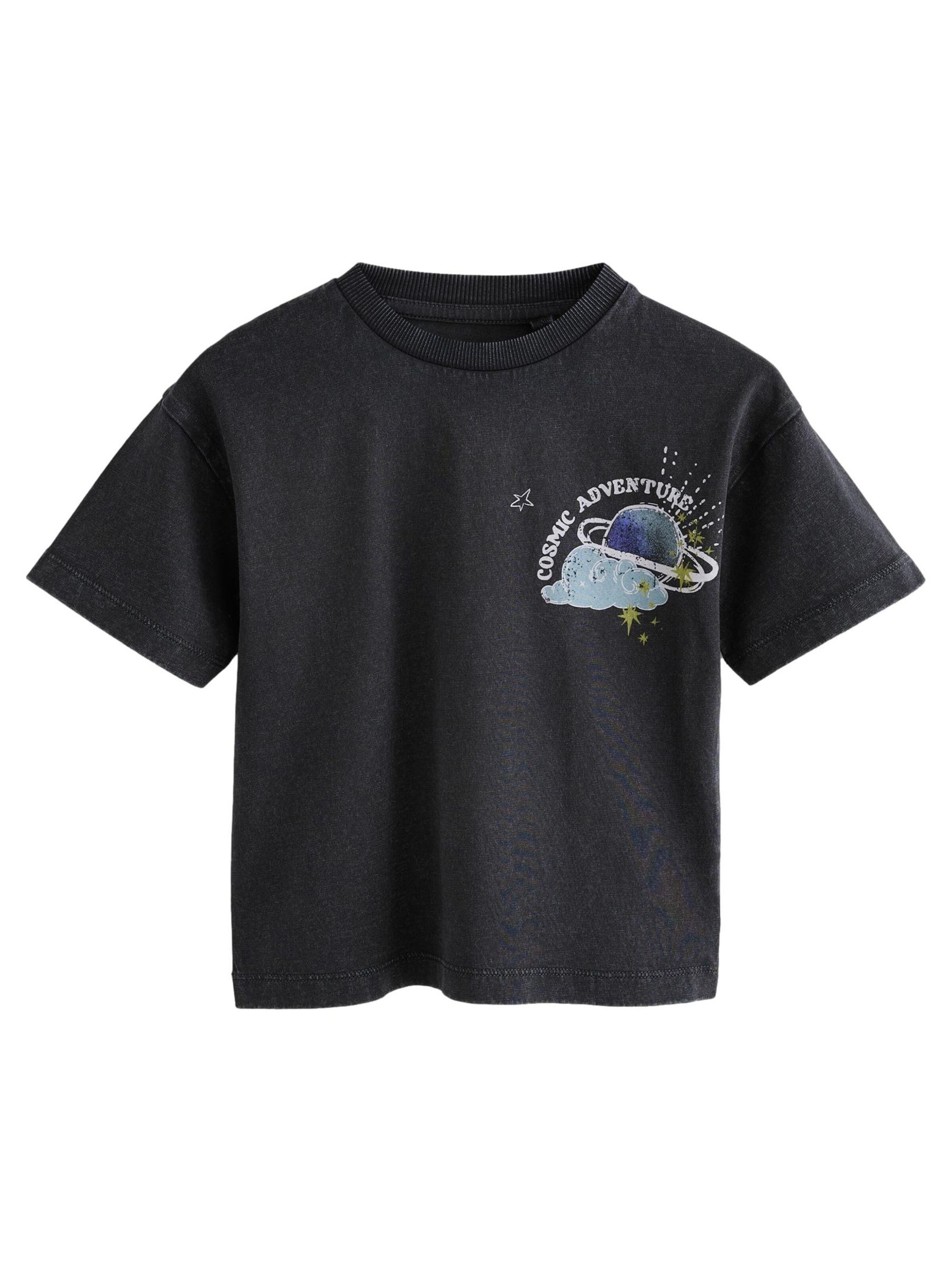 melns Next T-Krekls: no priekšpuses