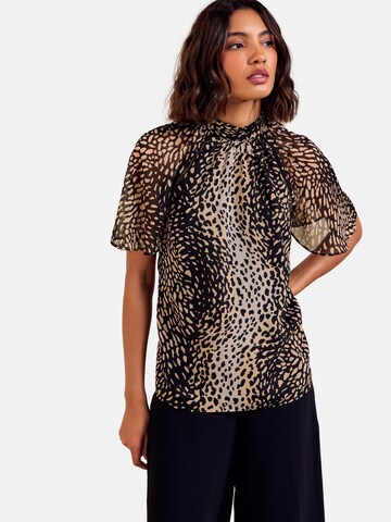 Friends Like These Blouse in Beige: voorkant