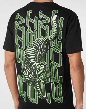 Plein Sport - Camiseta 'Tiger' en negro