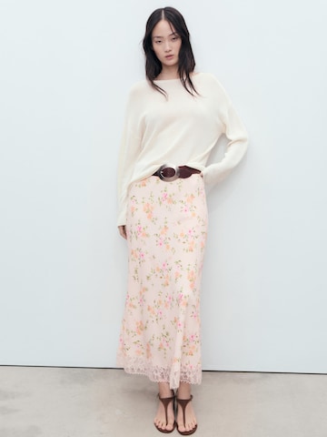 Jupe 'CHRISTY' MANGO en rose : devant