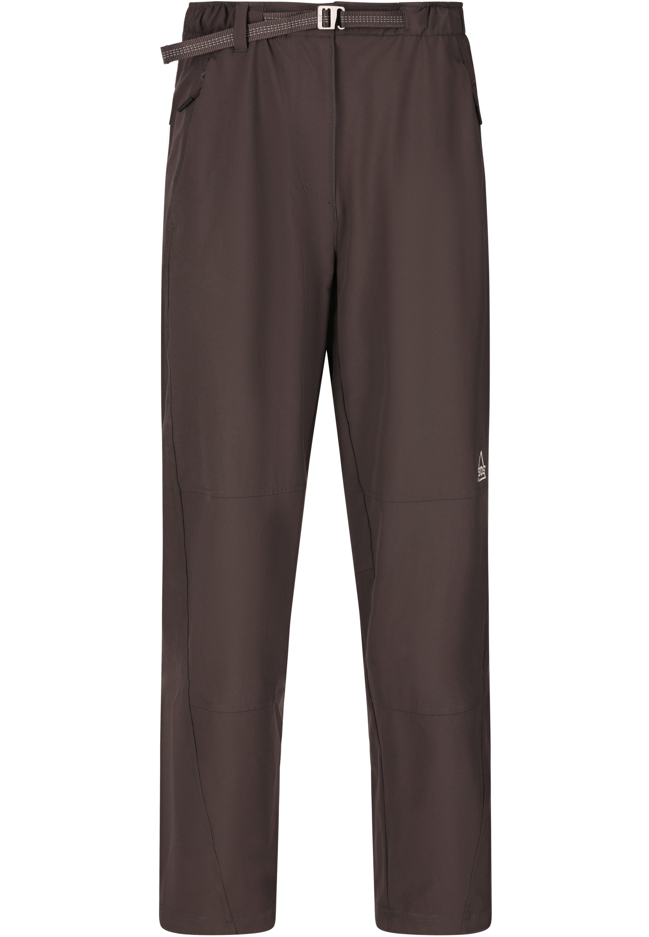 SOS Regular Sporthose 'Orbit' in Braun: Vorderseite