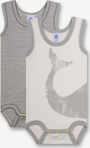 SANETTA Romper/Bodysuit in Grey: front