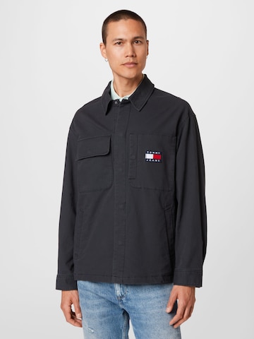 Tommy Jeans Between-Season Jacket in Black: front