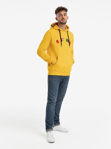 SPITZBUB Sweatshirt 'Konstantin' in Yellow