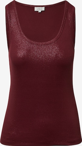 s.Oliver Top in Rot: Vorderseite