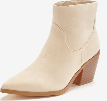 Stivaletto di LASCANA in beige: frontale