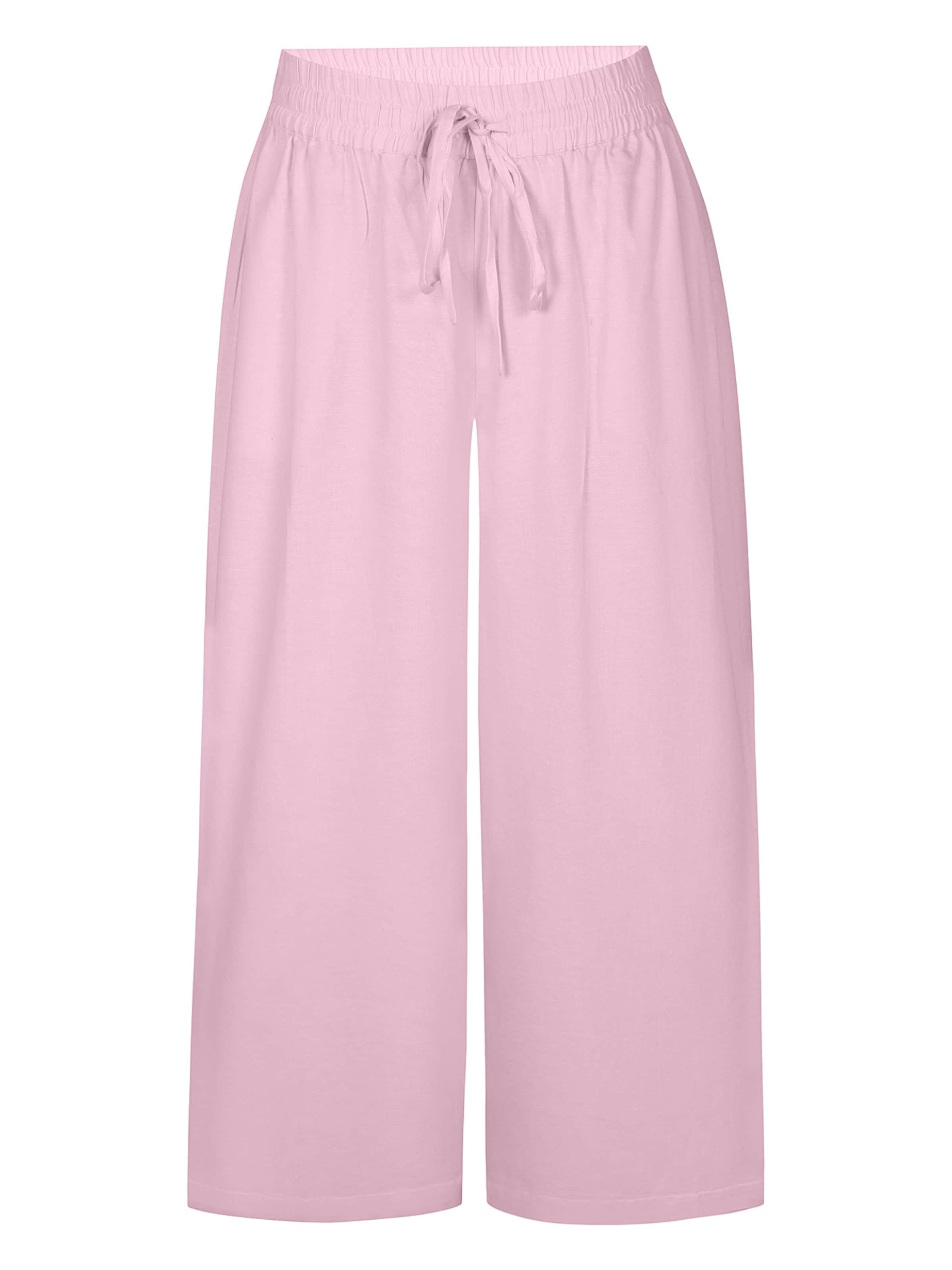 Anyday Loosefit Broek 'Saturday 387' in Roze: voorkant