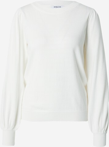 Pullover 'Tamana Rachelle' di MSCH COPENHAGEN in bianco: frontale
