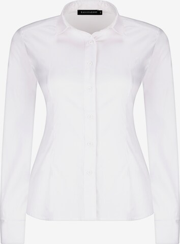 Basics and More Blouse ' Abby ' in White: front