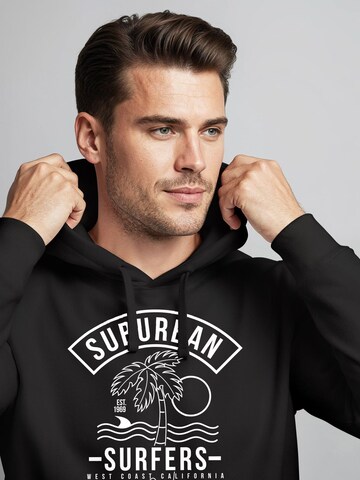 Neverless Sweatshirt 'Surfer California' in Black