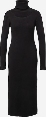 Hailys Pletena obleka 'Kiara' | črna barva: sprednja stran