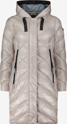 Amber & June Winter Coat in Beige: front