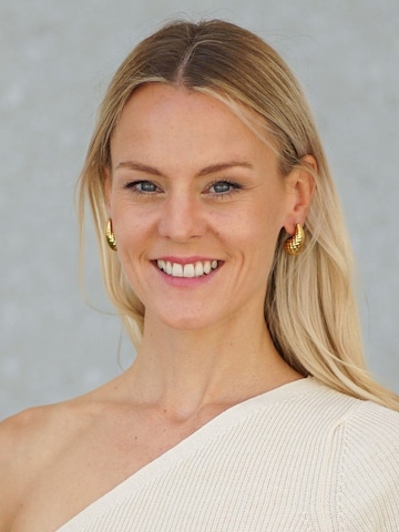 Boucles d'oreilles 'Selena - Gold Plated Elegant Statement' La Moda Me en or