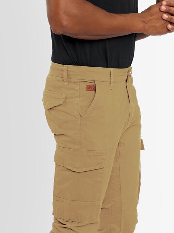 Alessandro Salvarini Tapered Cargobroek in Beige