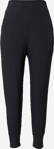 NIKE Sports trousers 'Bliss Luxe' in Black: front