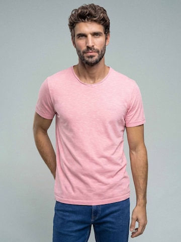 T-Shirt Salsa Jeans en rouge : devant