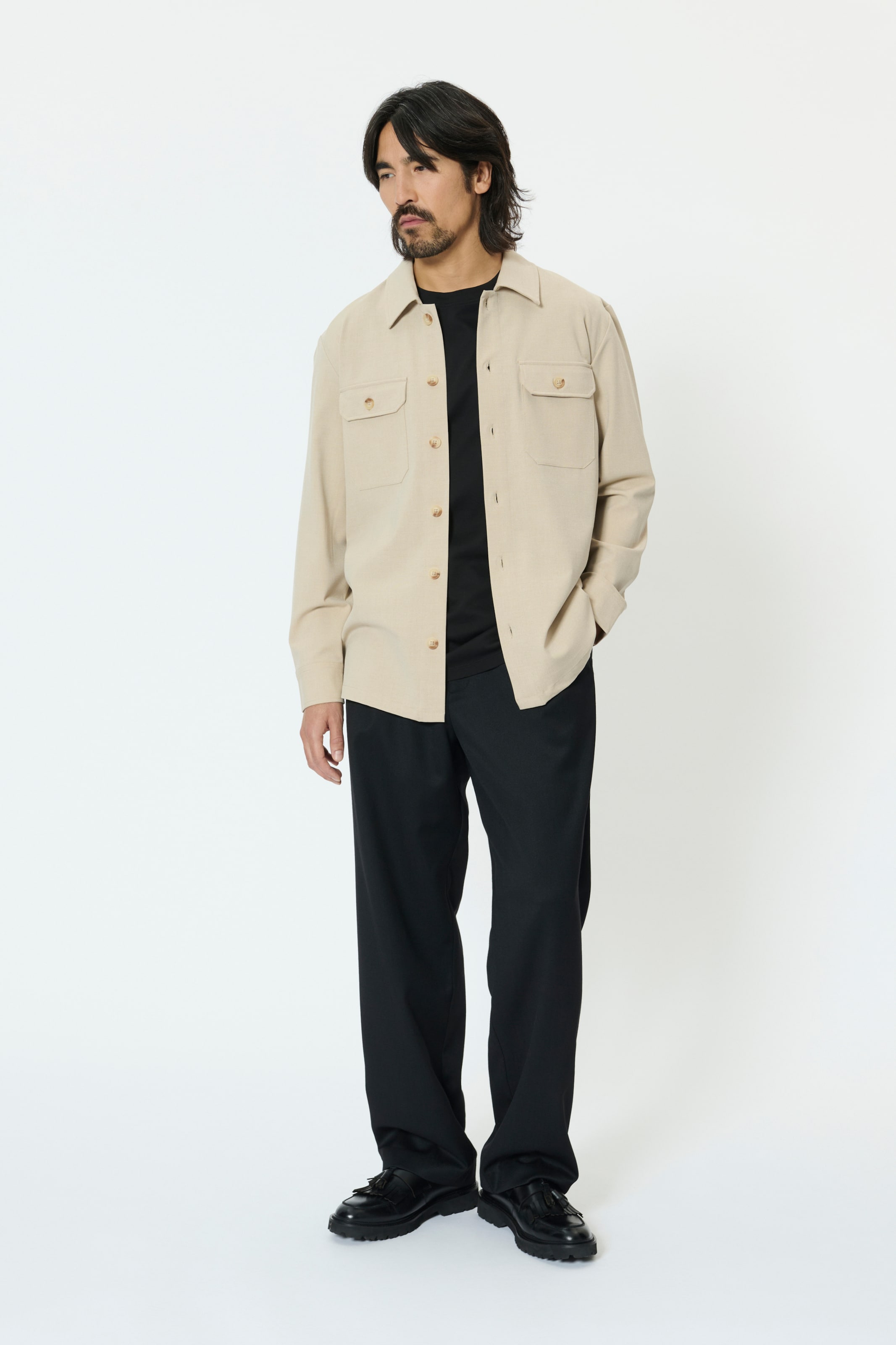 Matinique Between-season jacket in Beige