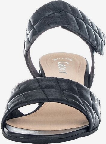 GABOR Strap Sandals in Black