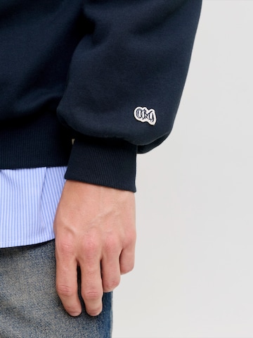 JACK & JONES - Sweatshirt 'JORFREDERIKSBERG' em azul