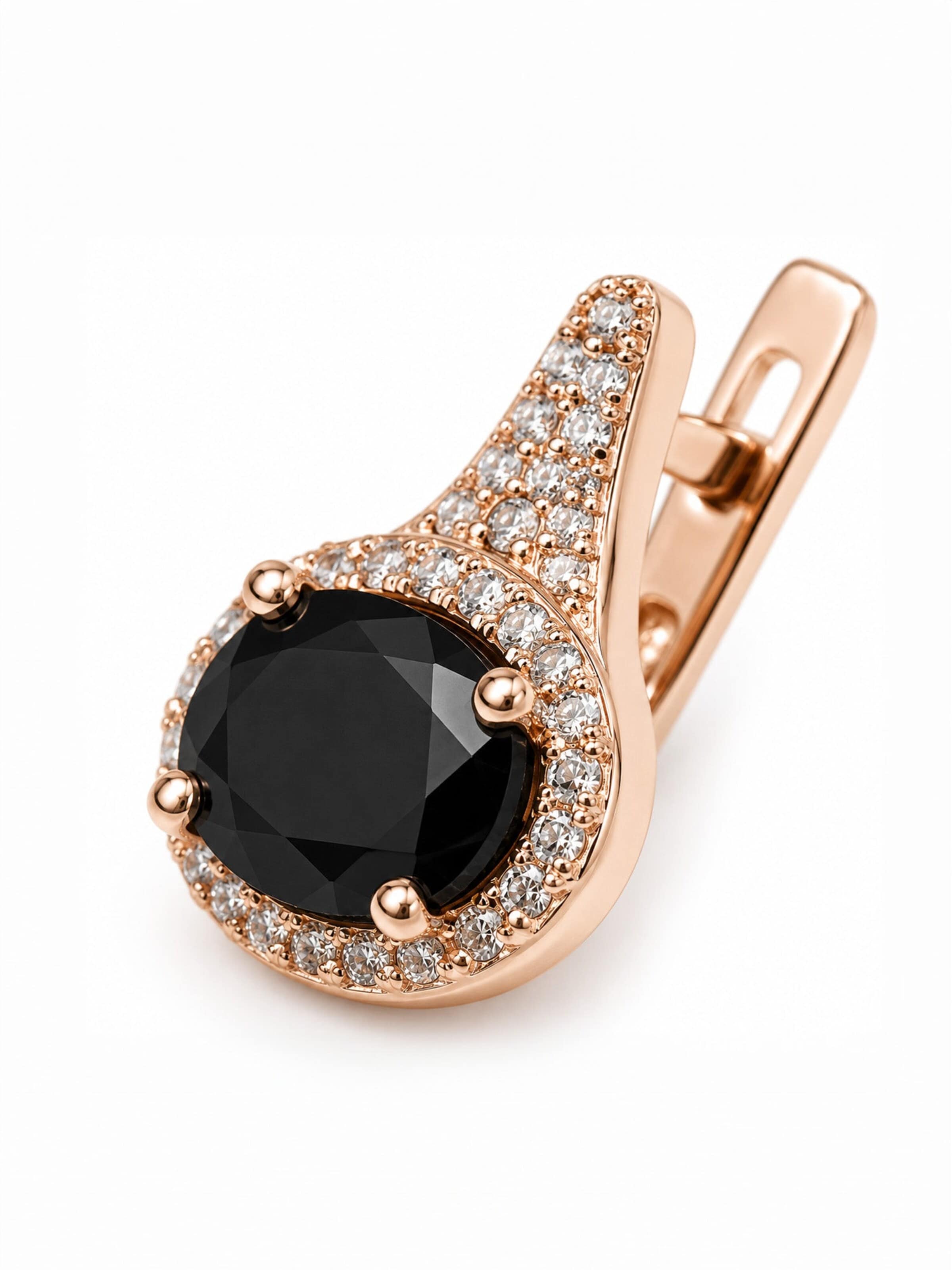 Secret Stones Earrings 'Dark power' in Gold