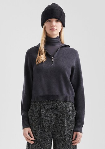 QS Pullover in Grau: Vorderseite