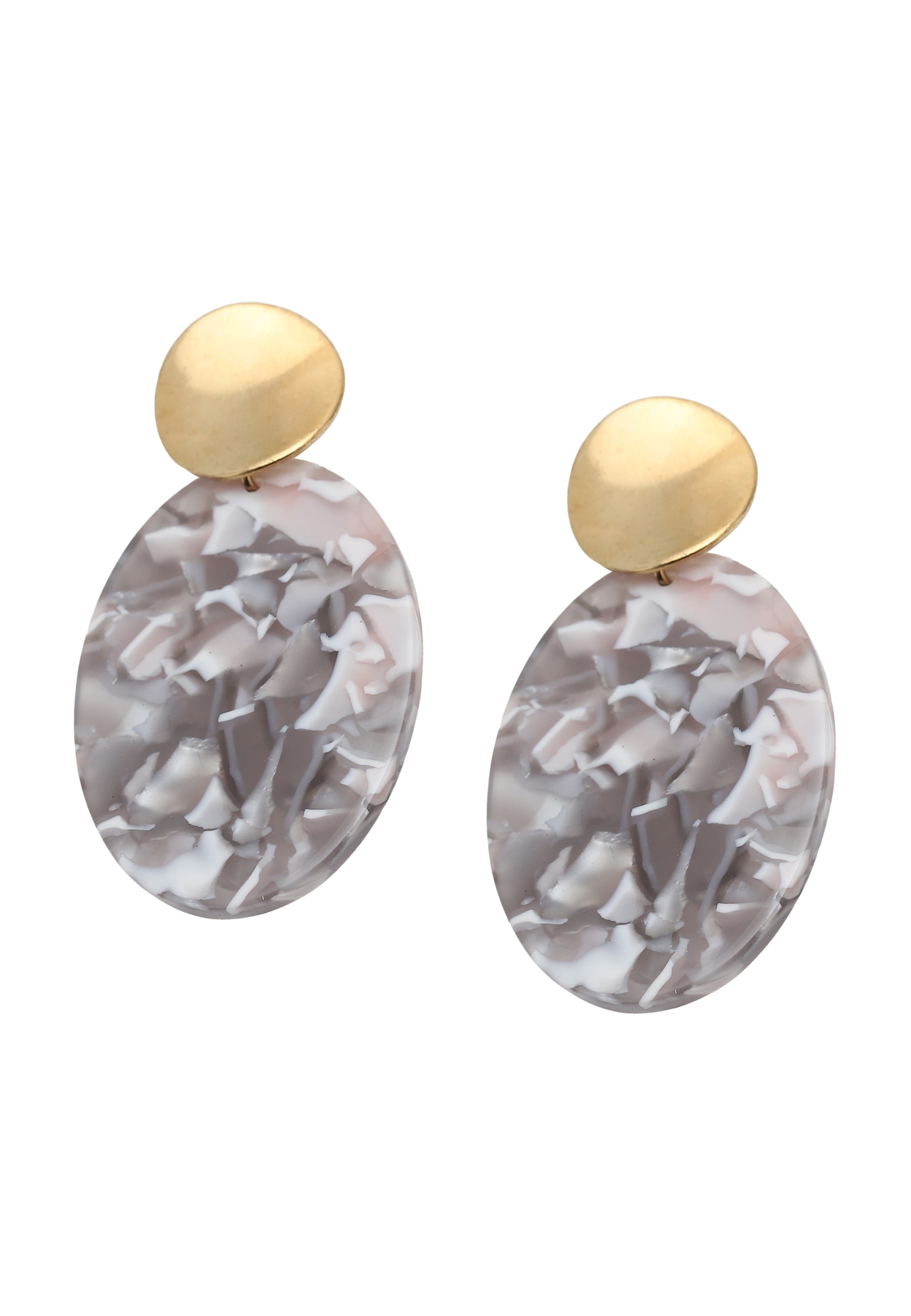 SOHI Kolczyki 'Georgiana' w kolorze złoty: przód