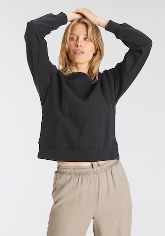 OTTO products Sweatshirt in Black: front