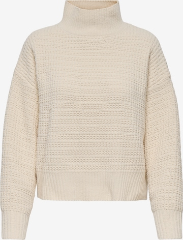 ONLY Свитер 'ONLGlobe' в Бежевый: спереди