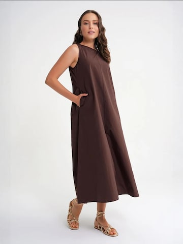 MixRay - Vestido em castanho