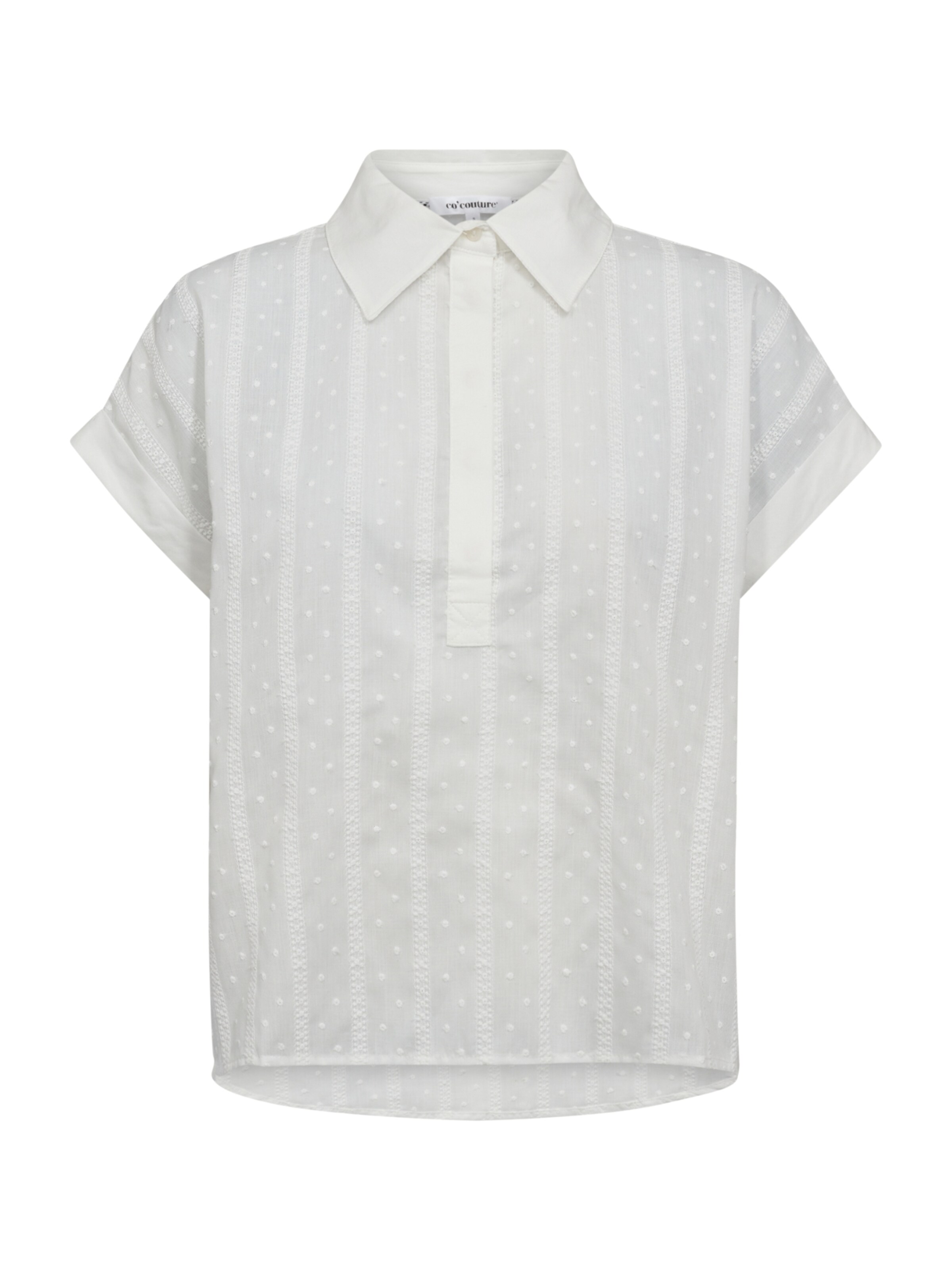 co'couture Bluse 'Maddie' in Weiß: Vorderseite