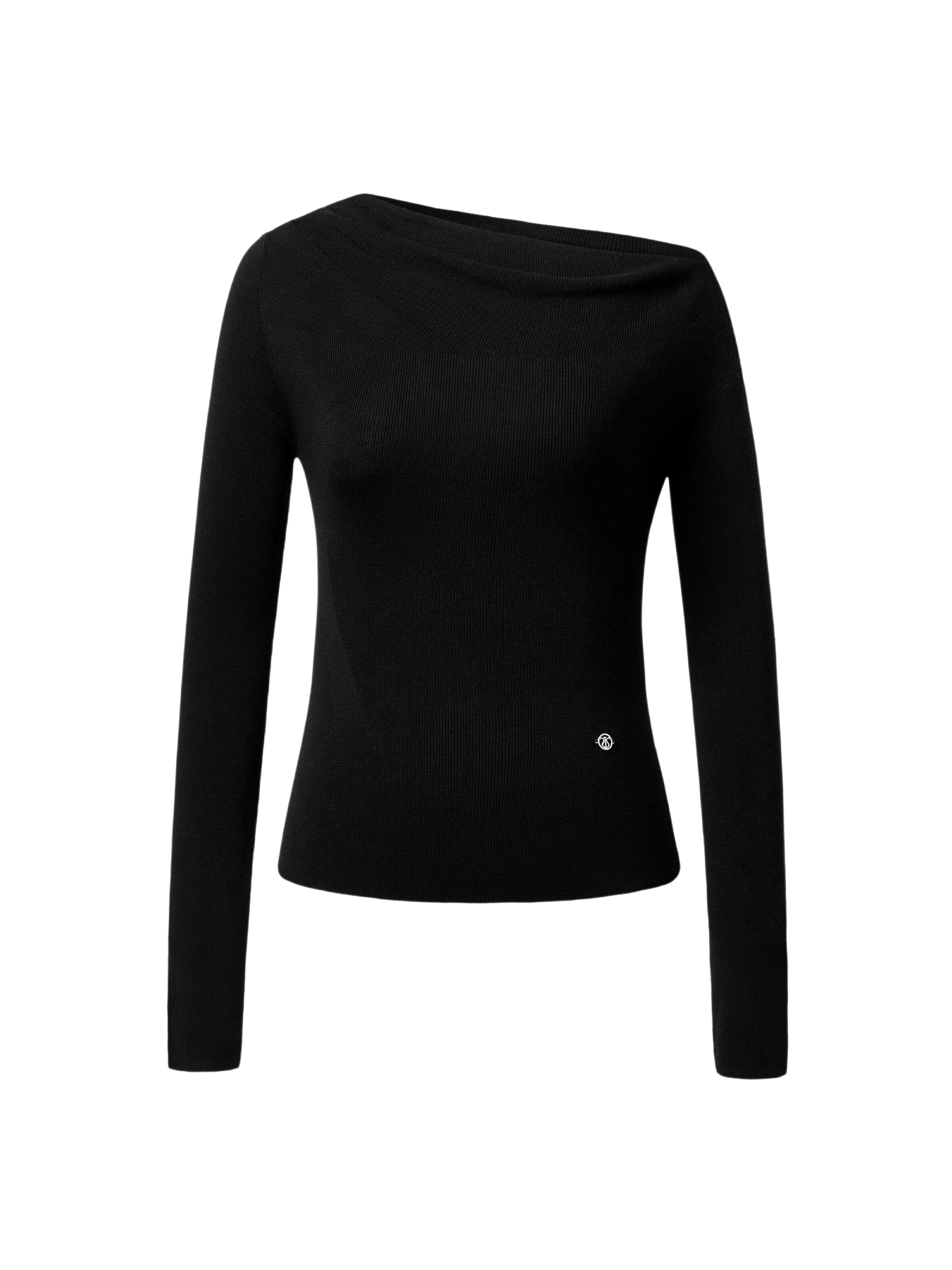 Lilysilk Pullover in Schwarz: Vorderseite