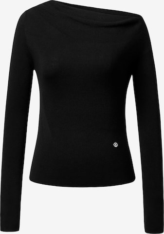 Lilysilk Pullover in Schwarz: Vorderseite
