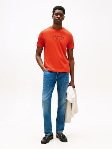 oranžinė TOMMY HILFIGER Marškinėliai 'FATHERS DAY'