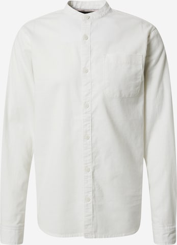 Coupe regular Chemise 'Raffi' INDICODE JEANS en blanc : devant