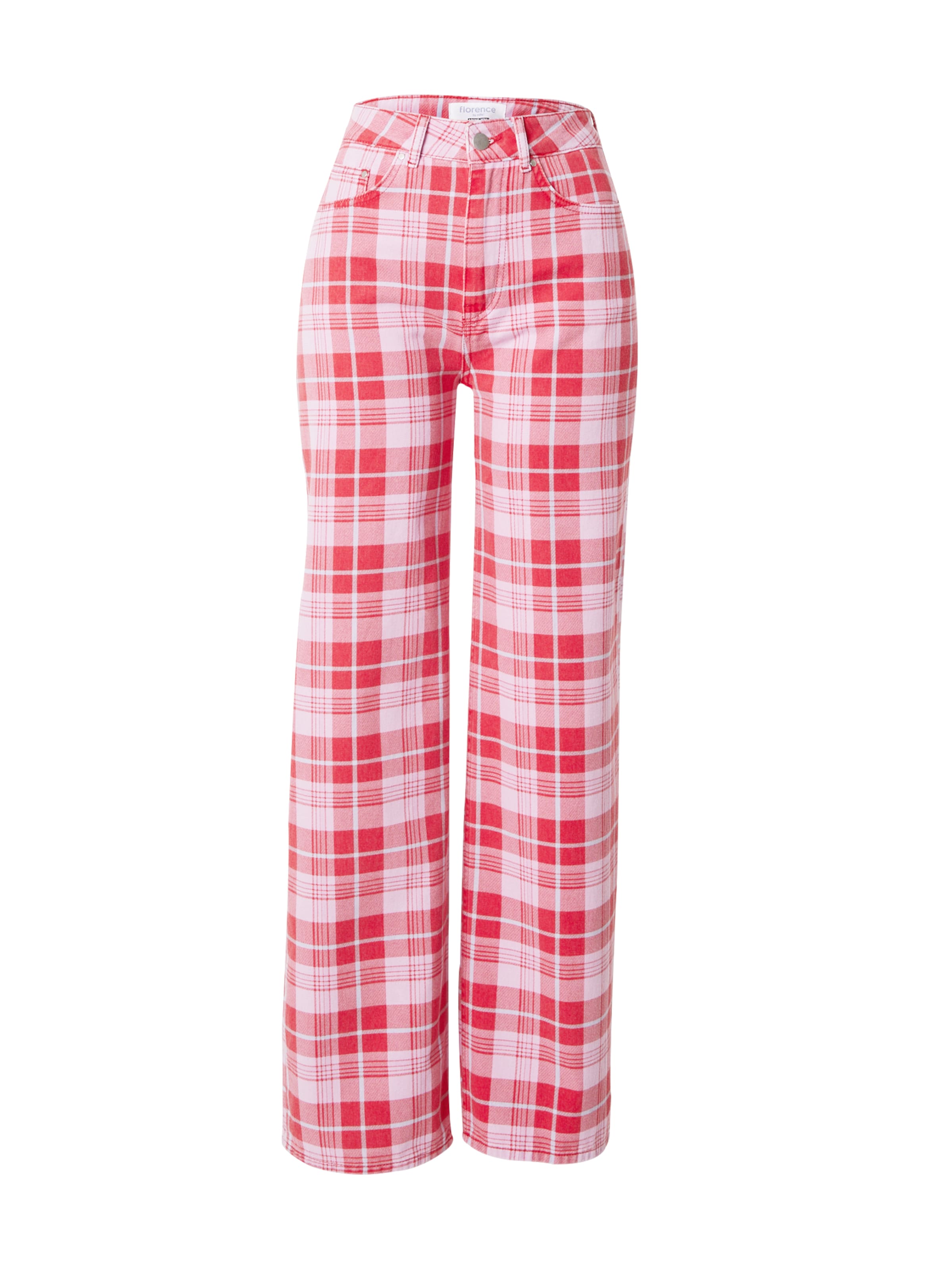 florence by mills exclusive for ABOUT YOU Jeans 'Iris' in Rose / Red / Pastel red, Item view