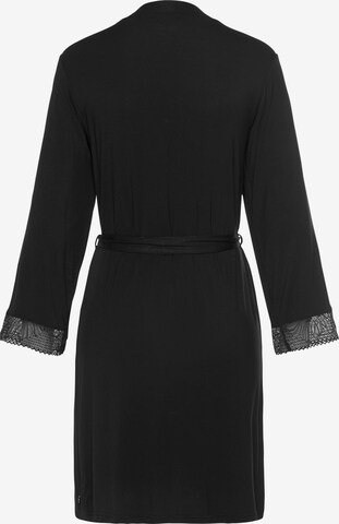 LASCANA Dressing gown in Black