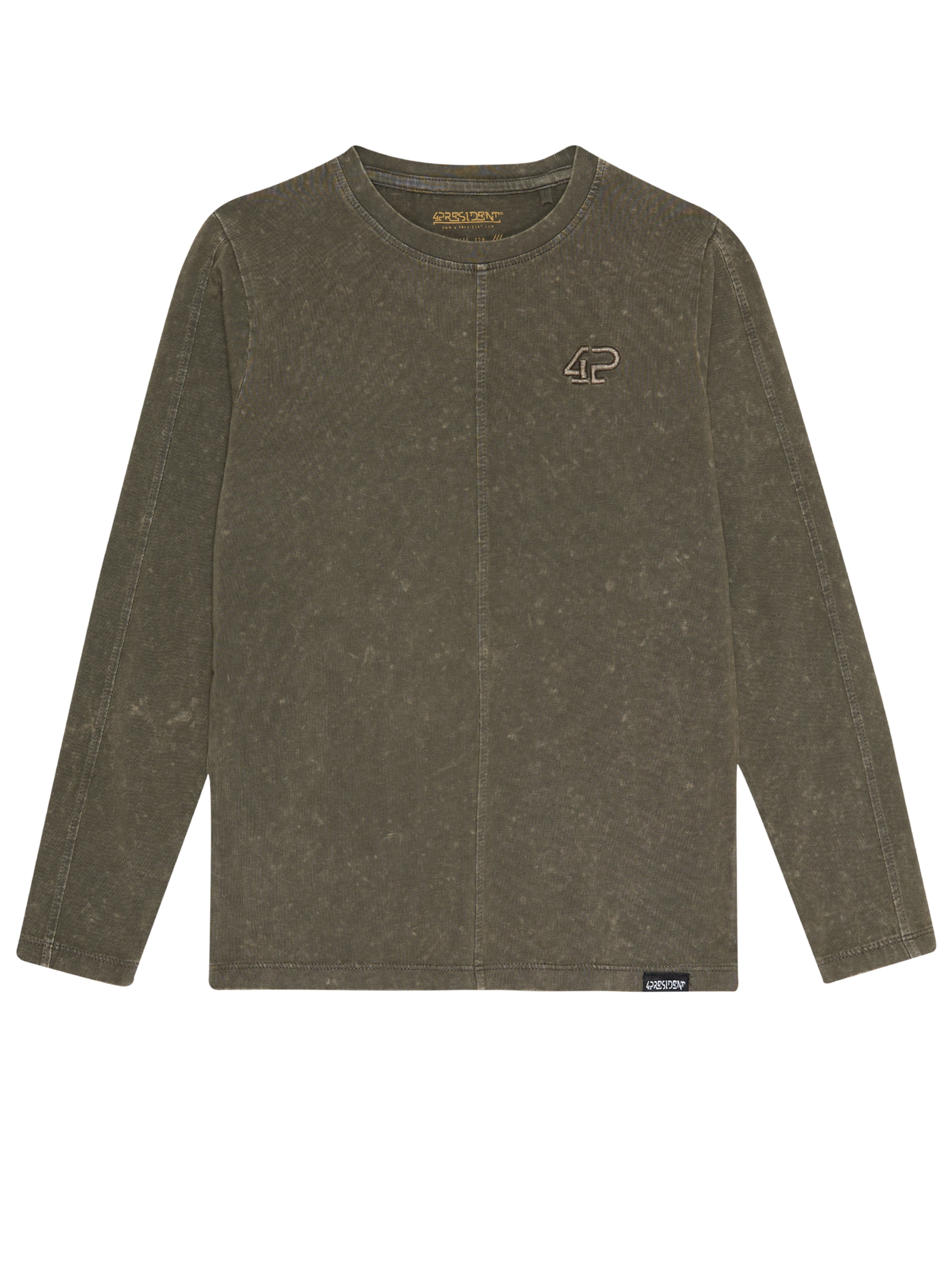 4PRESIDENT Shirt 'Noud' in Grau: Vorderseite