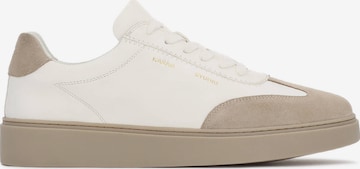 Baskets basses Kazar Studio en blanc : devant