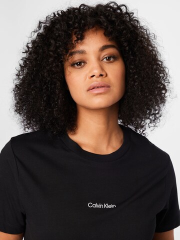 juoda Calvin Klein Curve Marškinėliai
