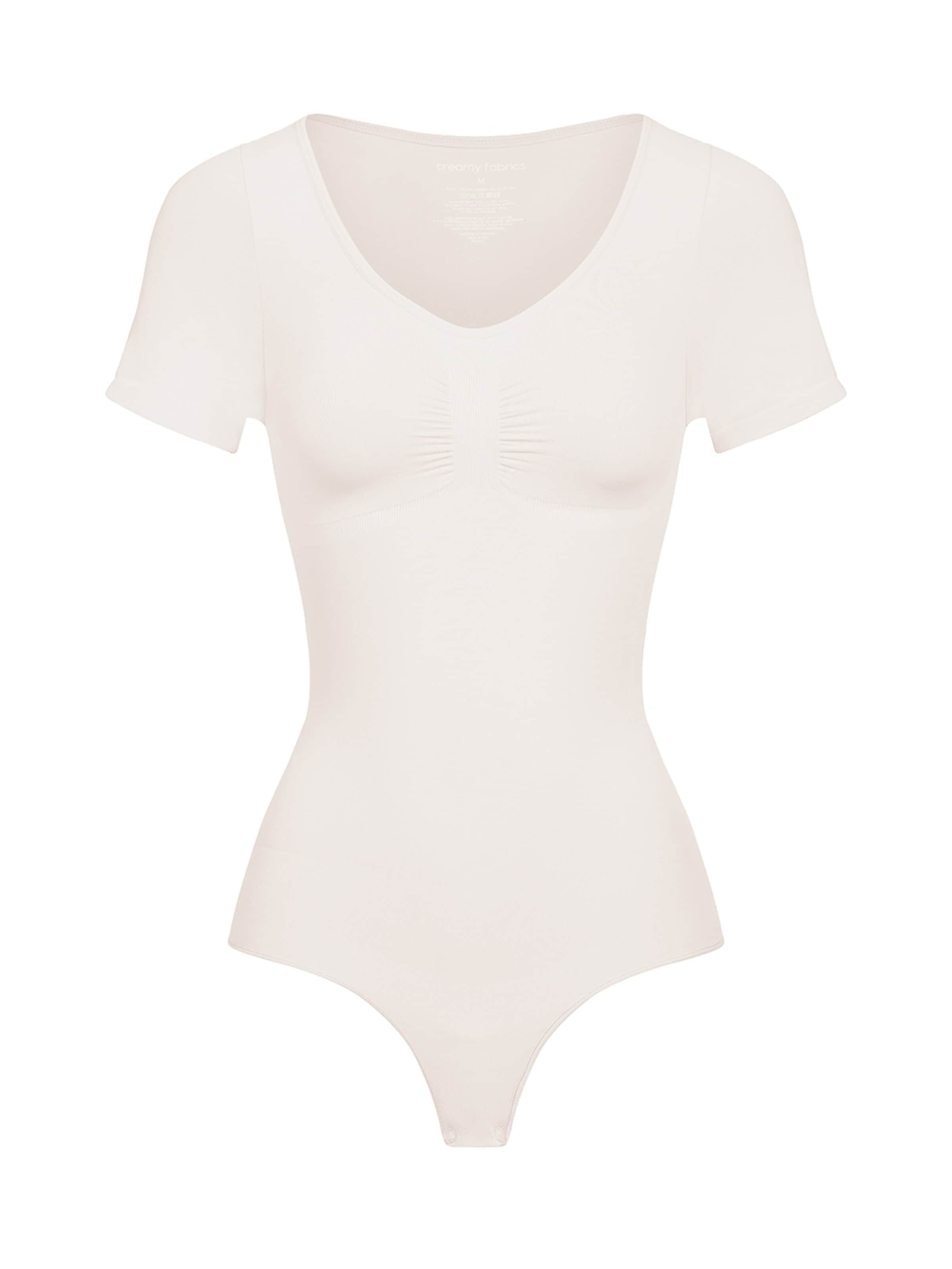 cfab Shaping bodysuit 'T-Shirt Bodysuit Sculpting Shapewear mit String' in Beige: front