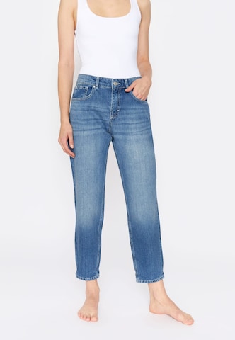 Angels Tapered Boyfriend Jeans in Blau: predná strana